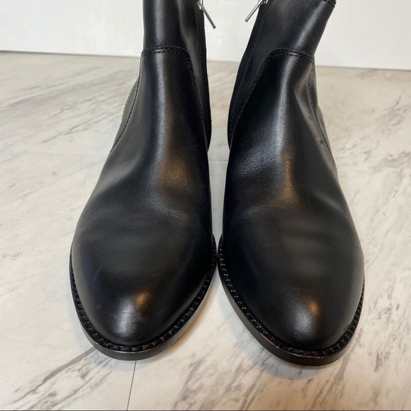New! Madewell Camden Black Leather Ankle Bootie 7.5 - Picture 10 of 15